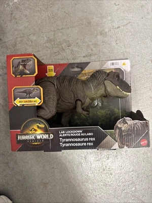 Mattel Jurassic World Rebirth Lab Lockdown Tyrannosaurus Rex JGM16 - Изображение 1 из 2
