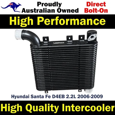 Intercooler de aluminio actualizado para Hyundai Santa Fe D4EB 2,2 L 2006-2009 Foto 1 de 4