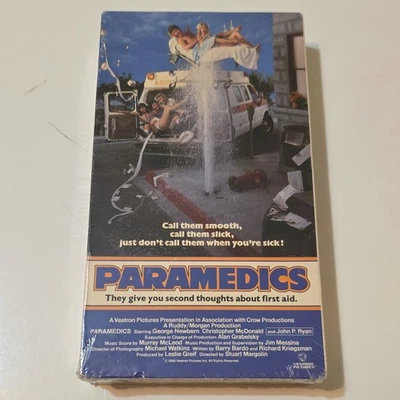 Paramedics VHS (1988) Screwball Teen Comedy Chris McDonald Vestron Video New  - Image 1 of 4