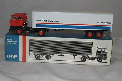 1970's Lion Car #59 DAF 2800 Trekker MET Eurotrailer, NV DAF Antwerpen, NMIB - Image 1 of 4