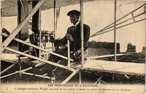 PC PILOTO DE AVIACIÓN AVIADOR WRIGHT (a54873) - Imagen 1 de 2