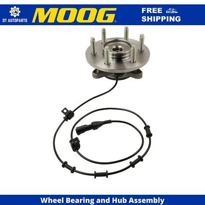 Conjunto de cojinete de rueda y buje delantero MOOG 2000-2006 Ford Expedition 4x4 Foto 1 de 4