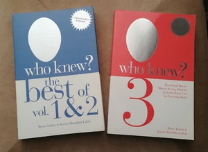 Who Knew? Collector's Edition Bossolina & Lubin The Best of Vol 1 &2 3 Book Set - Picture 1 of 21