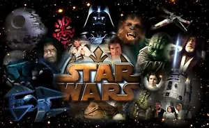 Star Wars Iron On Transfer For T-Shirt + Other Light & Dark Color Fabrics #4 - Picture 1 of 4