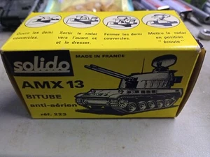 Solido AMX13 bitube No 223 Made In France Diecast. - Picture 1 of 11