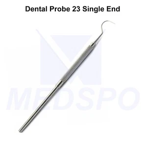 Dental Explorer 23 Hook Shape Probe Tooth Pick Tartar Remover Periodontal Scaler - Picture 1 of 4