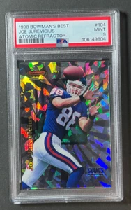 1998 Bowman's Best #104 Joe Jurevicius Atomic Refractor PSA 9 MINT. RC #/100 - Picture 1 of 2