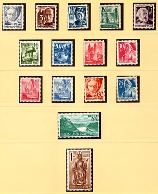 GERMANY FRANCE OCCUPATION 1947-1949 COLLECTION OF 111 MINT NEVER HINGED - Image 1 of 4