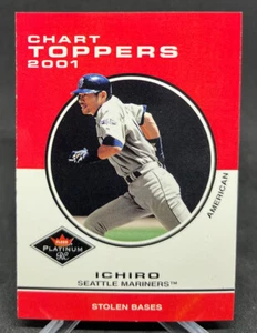 Fleer Platinum Rookie Collection 2001 ICHIRO SUZUKI Chart Toppers RC #420 - Imagen 1 de 2