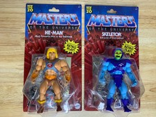 2020 Lot Of 2 Masters of the Universe Origins He-Man Skeletor Battle Figure MOTU