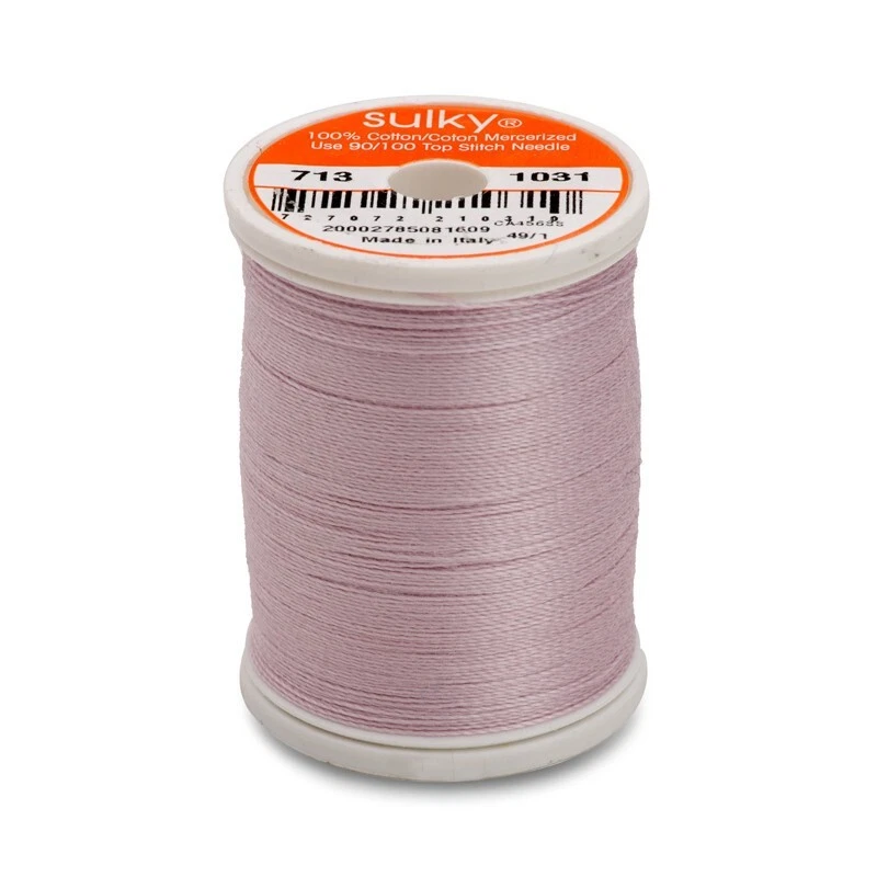 GUTERMANN SULKY 12 WT SOLID PURPLE COLOURS THREAD 300 YD SPOOL 100% COTTON - image 1 of 1