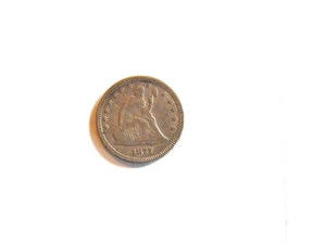 1877 Philadelphia Seated Quarter 25¢ - schöne Münze  - Bild 1 von 2