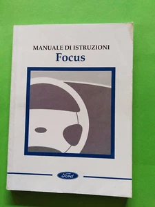 FORD FOCUS LIBRETTO USO MANUTENZIONE ORIGINALE ITALIANO EDIZIONE 08.2000 (469) - Foto 1 di 4
