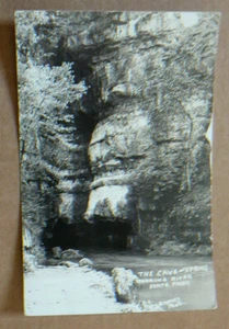 CASSVILLE MO ROARING RIVER STATE PARK RPPC - THE CAVE SPRING - BARNES PHOTO - Picture 1 of 4