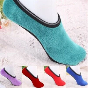 Anti-skid Socks Slipper Fleece Non-Slip velvety floor socks Gripper Warm Soft - Picture 1 of 15