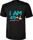I Am 49 + 1 Middle Finger T-Shirt 50th Birthday Funny Joke Rude Unisex Tee Top