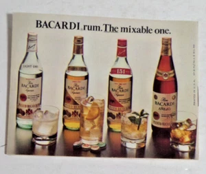 Bacardi Rum recipe book   1972 small booklet - Picture 1 of 1