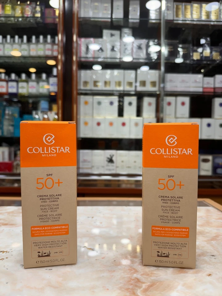 COLLISTAR CREMA SOLARE VISO CORPO SPF 50 + 150 ML PROTEZIONE SOLARE NUOVO - Immagine 1 di 1