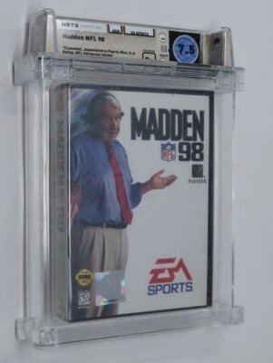 Madden '98 NFL Football Sega Genesis Factory Sealed Video Game Wata Graded 7.5 - Image 1 of 4