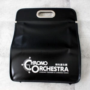 Chrono Trigger & Chrono Cross Orchestra Record Bag Carring Case Black - Picture 1 of 4