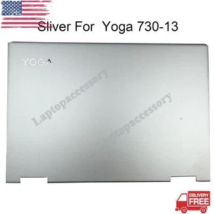 New LCD Back Cover For Lenovo yoga 730-13 730-13IKB 730-13IWL Sliver 5CB0Q95818 - Picture 1 of 5