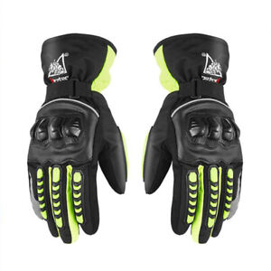 Thermal Motorcycle Gloves Winter Anti-collision Touch Screen Mittens Bike Gloves