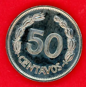 ECUADOR 50 CENTAVOS 1974 KM 81 UNC. - Picture 1 of 2