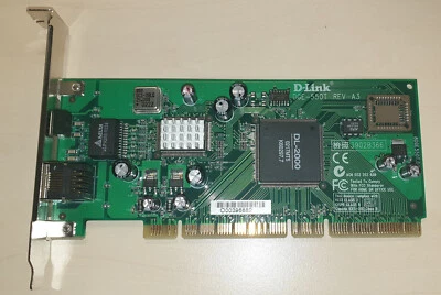 D-Link DGE-550T, Gigabit Ethernet Server Card, PCI Bus, 64/32 Bit Adapter - Bild 1 von 4