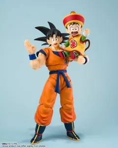 S.H Figuarts Dragon Ball Z Son Goku Gohan Kid Kintoun Figure Exclusive - Picture 1 of 6