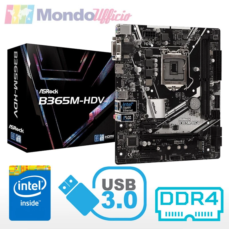 KIT Aggiornamento PC Intel i7 9700 4,70 Ghz - ASRock B365M-HDV - Ram 32 GB DDR4 - Immagine 1 di 1