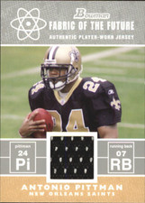 2007 Bowman Fabric of the Future Football Card Pick
