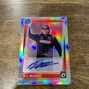 2022 Donruss Racing B.J.Mcleod Rated Rookie Auto /98 - Picture 1 of 2
