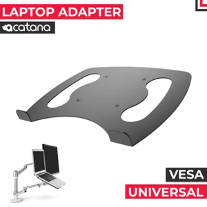 VESA Laptop Tray Holder Adapter Platte for Monitor Mount Desk Arm Notebook 17" - Picture 1 of 12