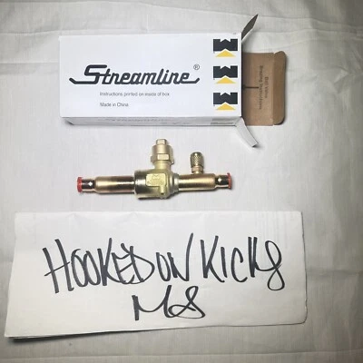 Mueller Refrigeration AQ17860C 3/8” Ball Valve Assy W/ Access Port NEW