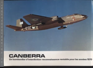 (192) Brochure aviation British Aircraft Corporation Canberra années 1970 - Picture 1 of 2