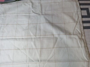 ONE Ralph Lauren Euro Sham Julianne Windowpane Plaid Seafoam Green Cotton Linen - Bild 1 von 7