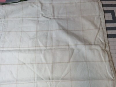 ONE Ralph Lauren Euro Sham Julianne Ventana Cuadros Espuma de Mar Verde Algodón Lino Foto 1 de 4