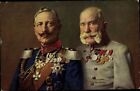 K&#252;nstler Ak Kaiser Wilhelm II., Kaiser Franz Joseph I., Portrait,... - 4104106