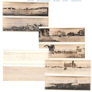 Uruguay Piriapolis Montevideo Carrasco antique panoramic 14 photos 10 x 32 cm - Picture 1 of 9