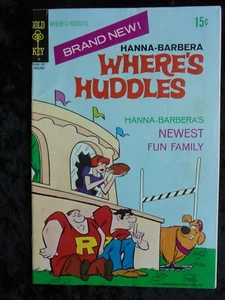 WHERE'S HUDDLES #1 1971 GOLD KEY COMICS BRONZEZEIT HANNA BARBERA - Bild 1 von 2