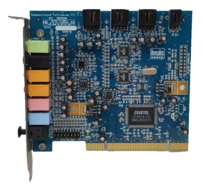 Hercules Gamesurround Fortissimo 3  7.1 PCI Soundkarte 2004 - Bild 1 von 3