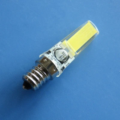 10pcs E12 Candelabra C7 COB 2508 LED bulb 3W DC12~24V White Landscape light Lamp - Image 1 of 4