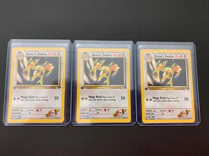 Blaine's Dodrio 32/132 1° Edizione NM Sfida Palestra Carta Pokemon Non Holo - Foto 1 di 8
