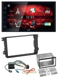 JVC DAB USB Bluetooth 2DIN MP3 Autoradio für VW Amarok ab 10 Beetle ab 11 EOS ab - Bild 1 von 6