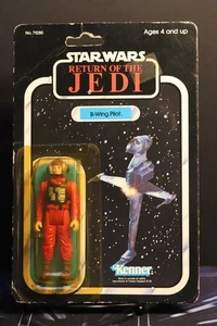 Star Wars Return of the Jedi (Kenner/1983) B-Wing Pilot on 77 Card Back - Picture 1 of 12