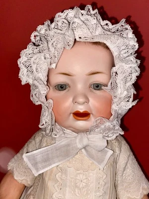 Excepcional gorro de bebé de 1880, limpio-almidonado-planchado, antiguo victoriano Foto 1 de 4