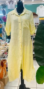 Vestido 100% lino, hecho en Italia - Imagen 1 de 4