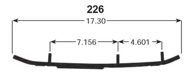 SPI Ripper Four75 Runners for 2011-2013 Polaris 800 Rush PRO-R Snowmobile - Image 1 of 2