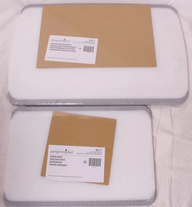 set of 2 NEW Pampered Chef Cutting boards: large grooved #1023 & 9x13" #1012 - Picture 1 of 1