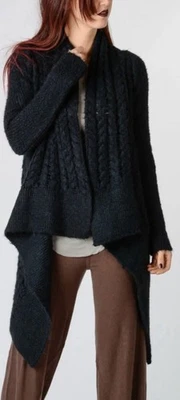 Rick Owens Knit Cardigan 100 % Silk Sphinx FW 2015 Size XS Made In Italy - Image 1 of 4